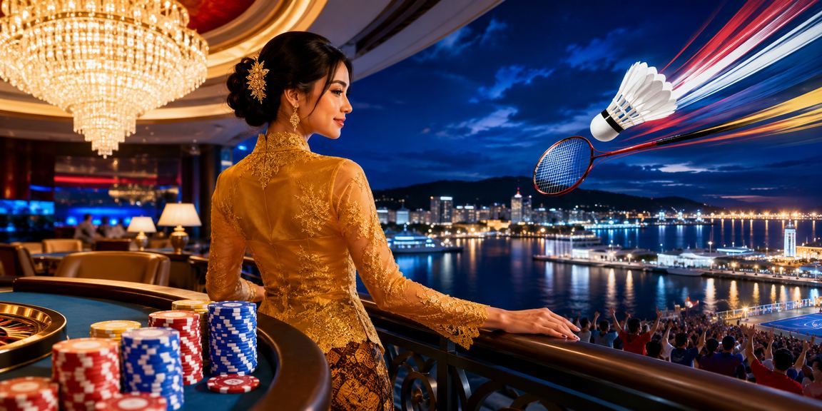 Pengguna Malaysia menggunakan platform pertaruhan pru14 dalam pakaian tradisional